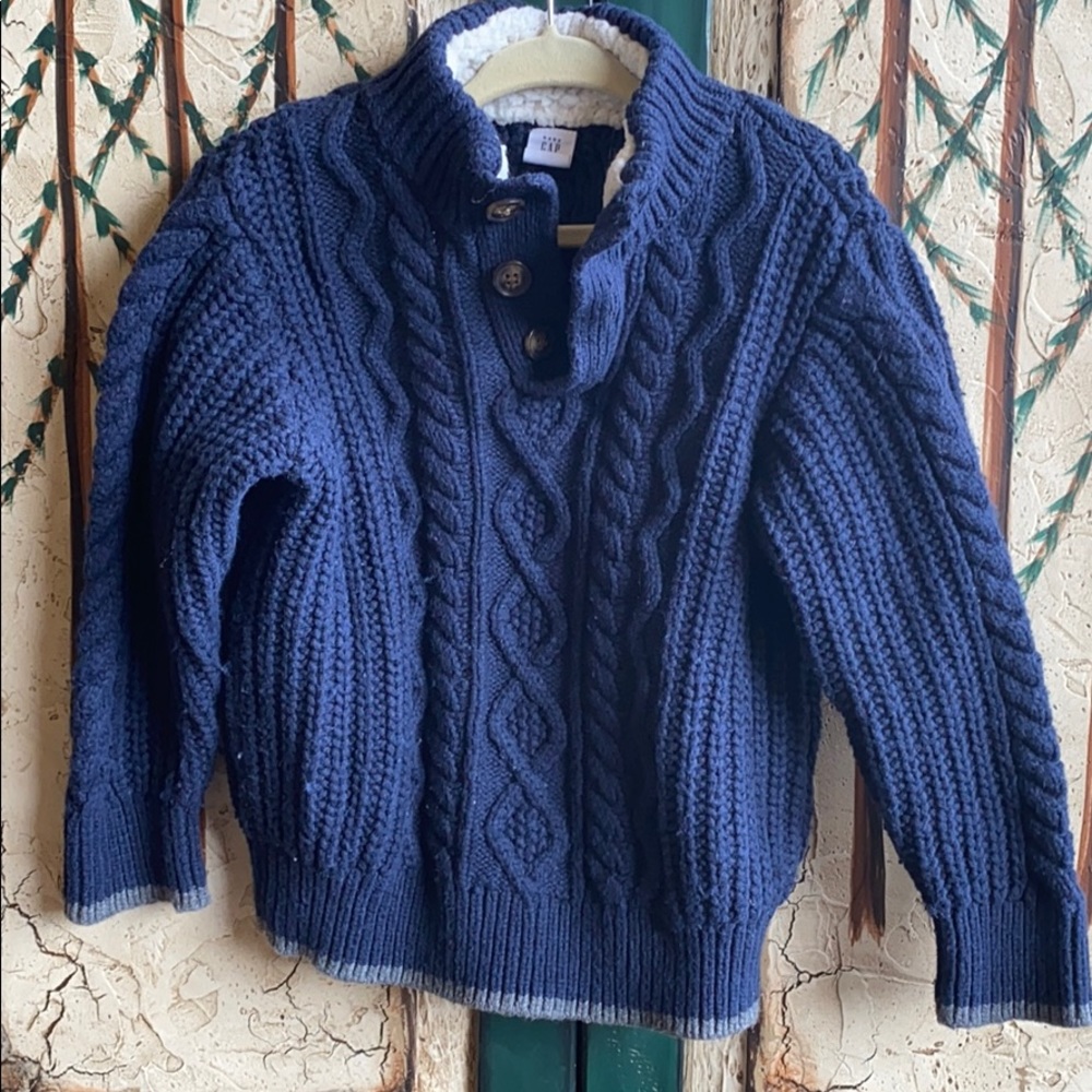 Boys baby gap blue sweater
